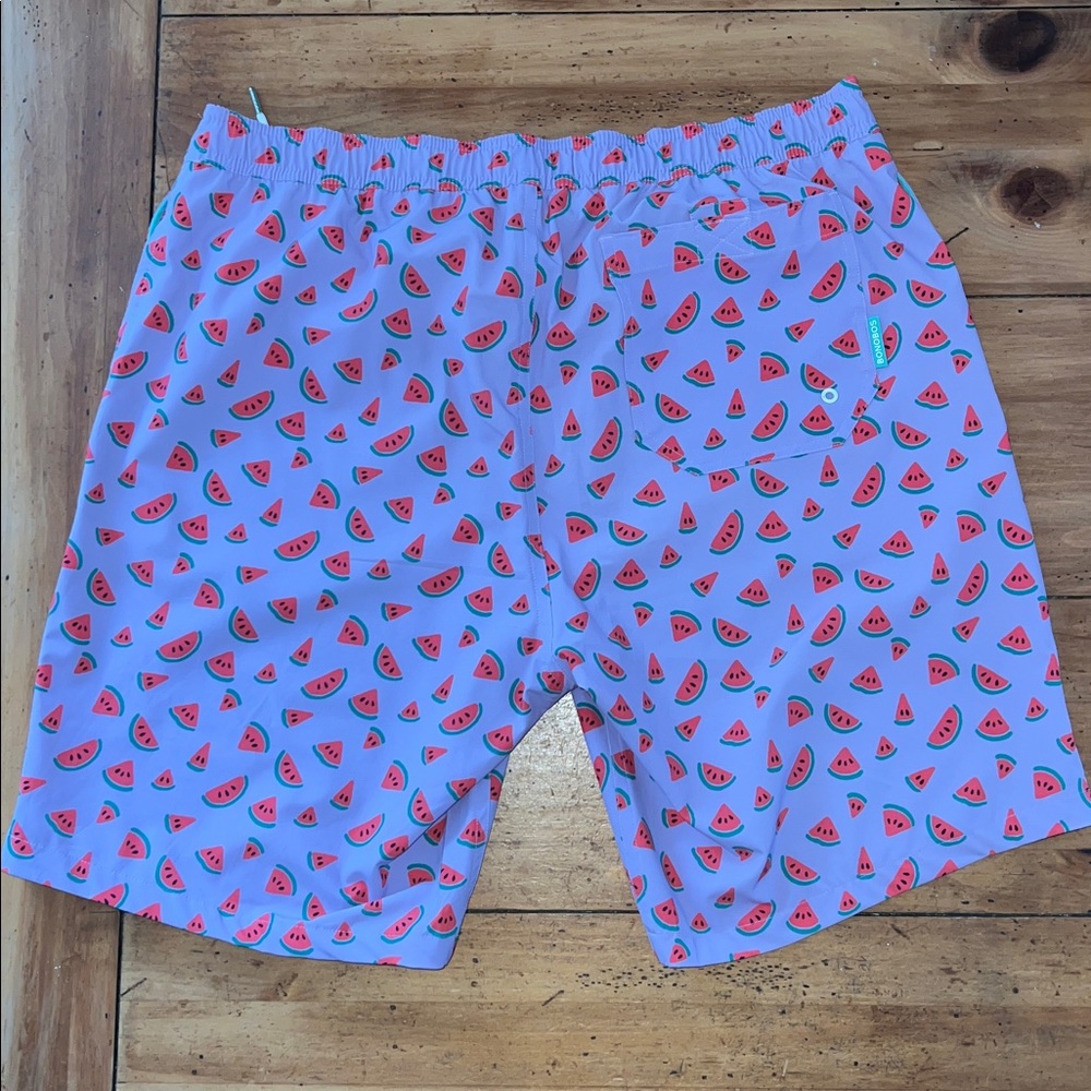 Bonobos 9inch inseam watermelon print size L swim shorts - Picture 3 of 13